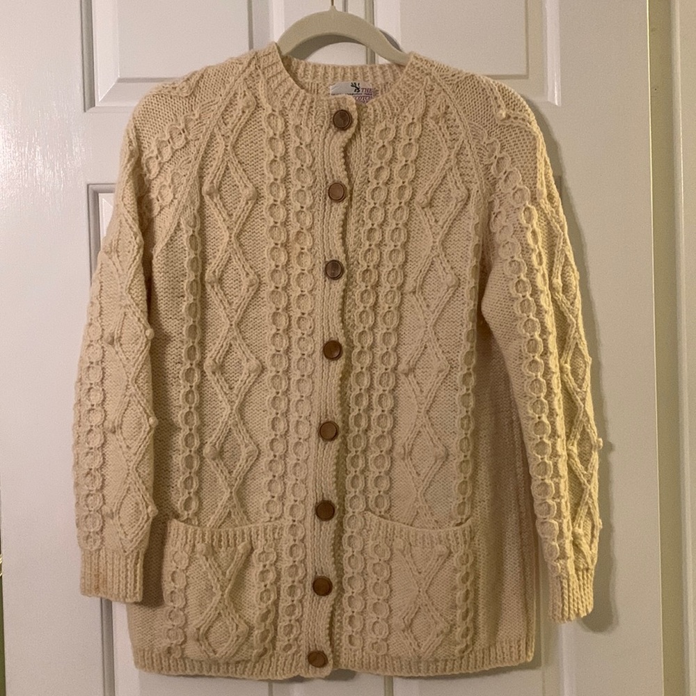 Fisherman knit sweater from Scotland!